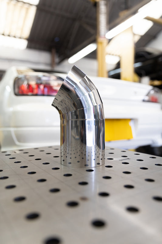 Uras slant tailpipe